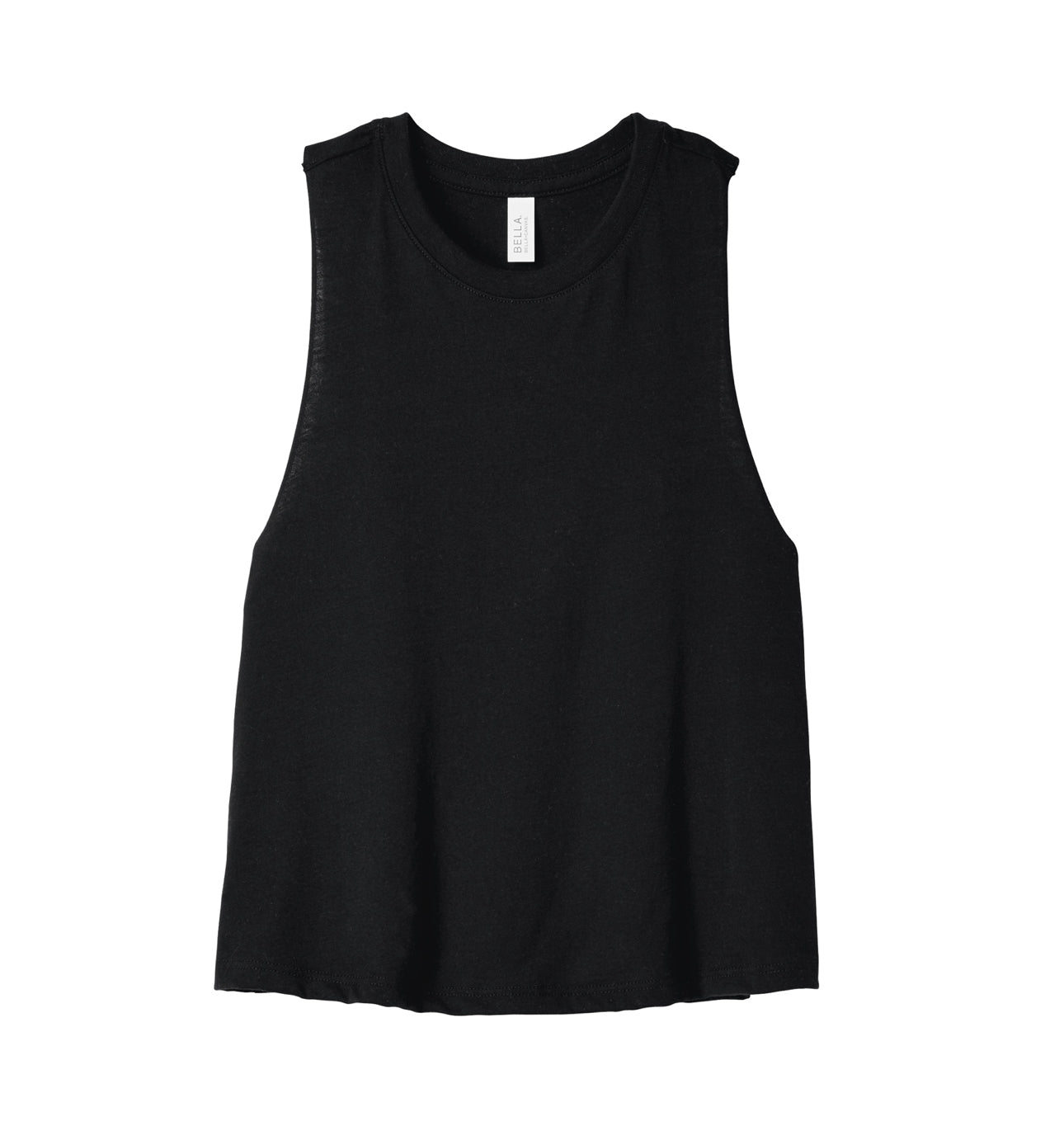 CROP Tank Rhinestone logo Front