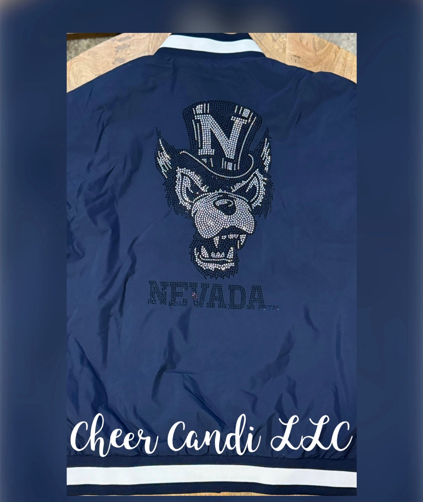 Rhinestone Varsity Jacket