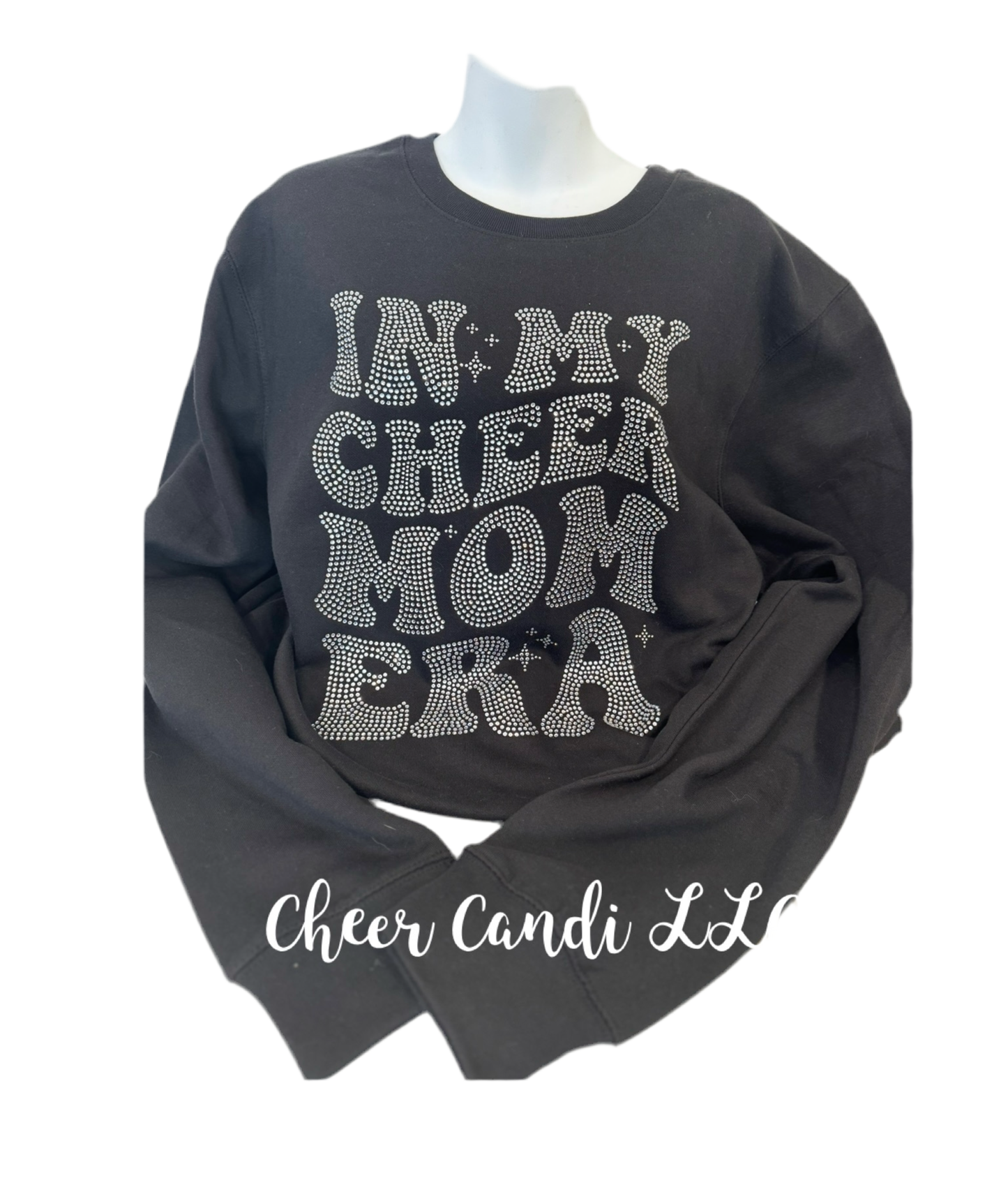 Navy TShirt with Rhinestone Logo Choice