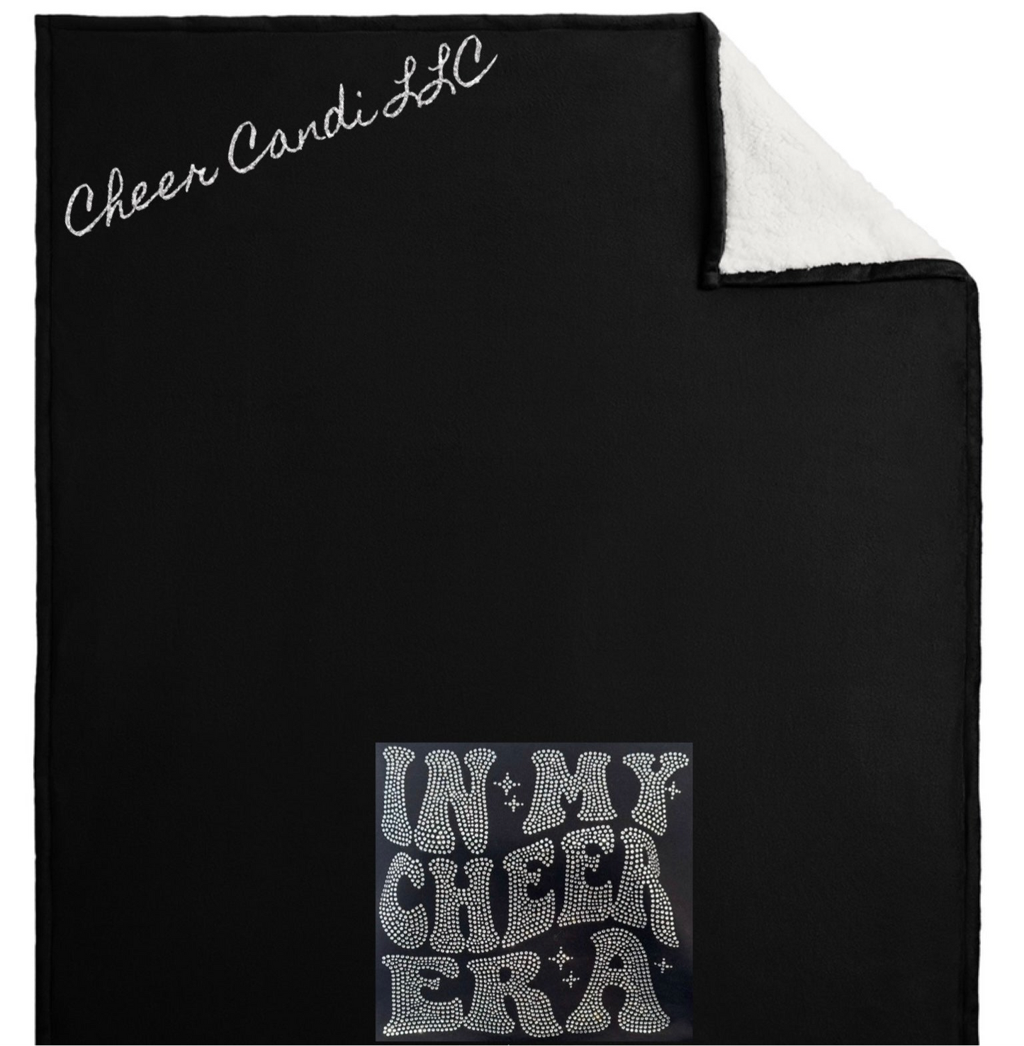 Cheer Era Rhinestone Sherpa Blanket