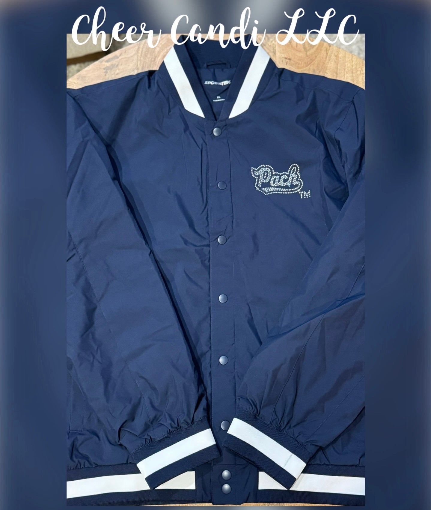 Rhinestone Varsity Jacket