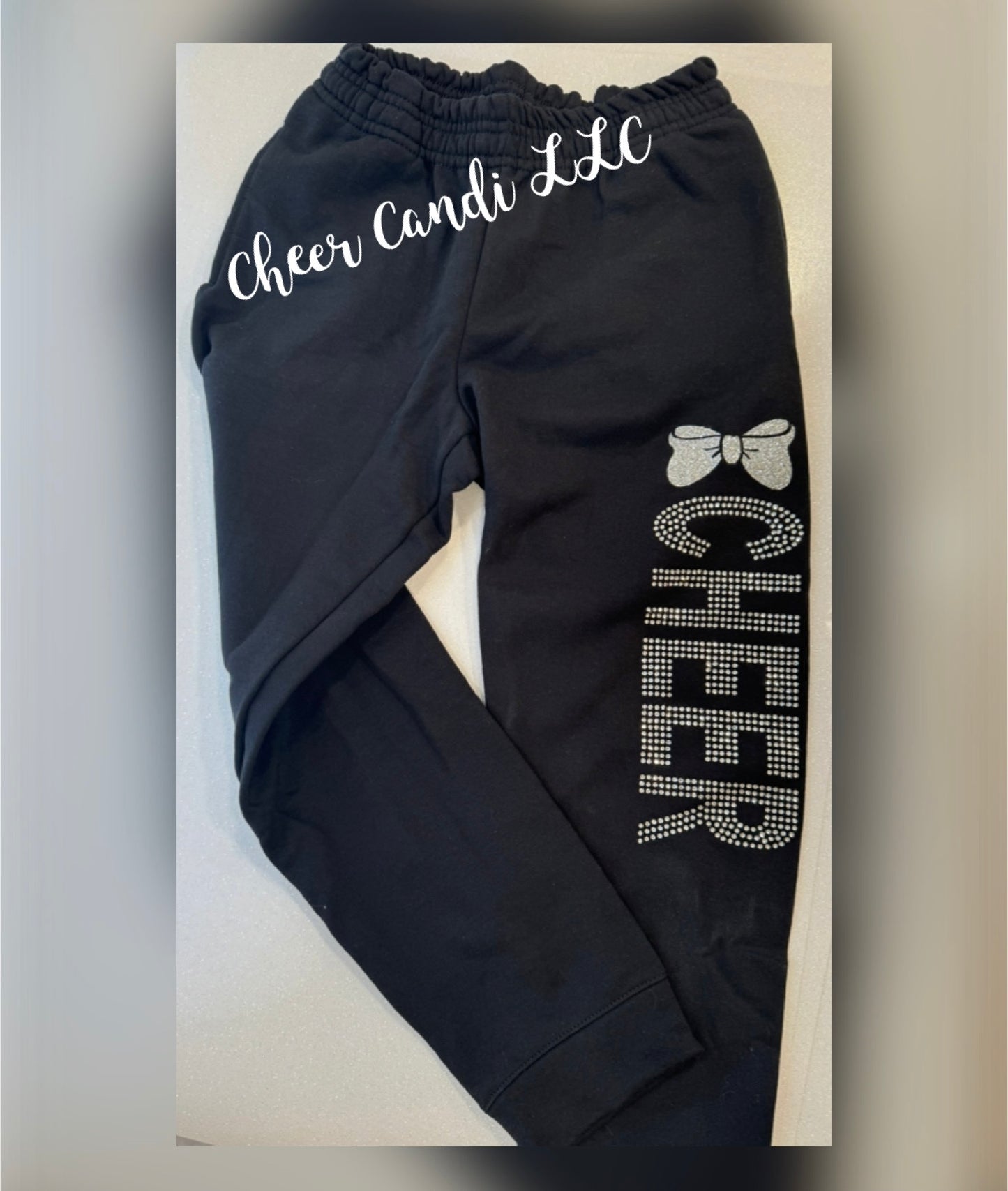 Cheer Rhinestone Jogger Sweat Pant
