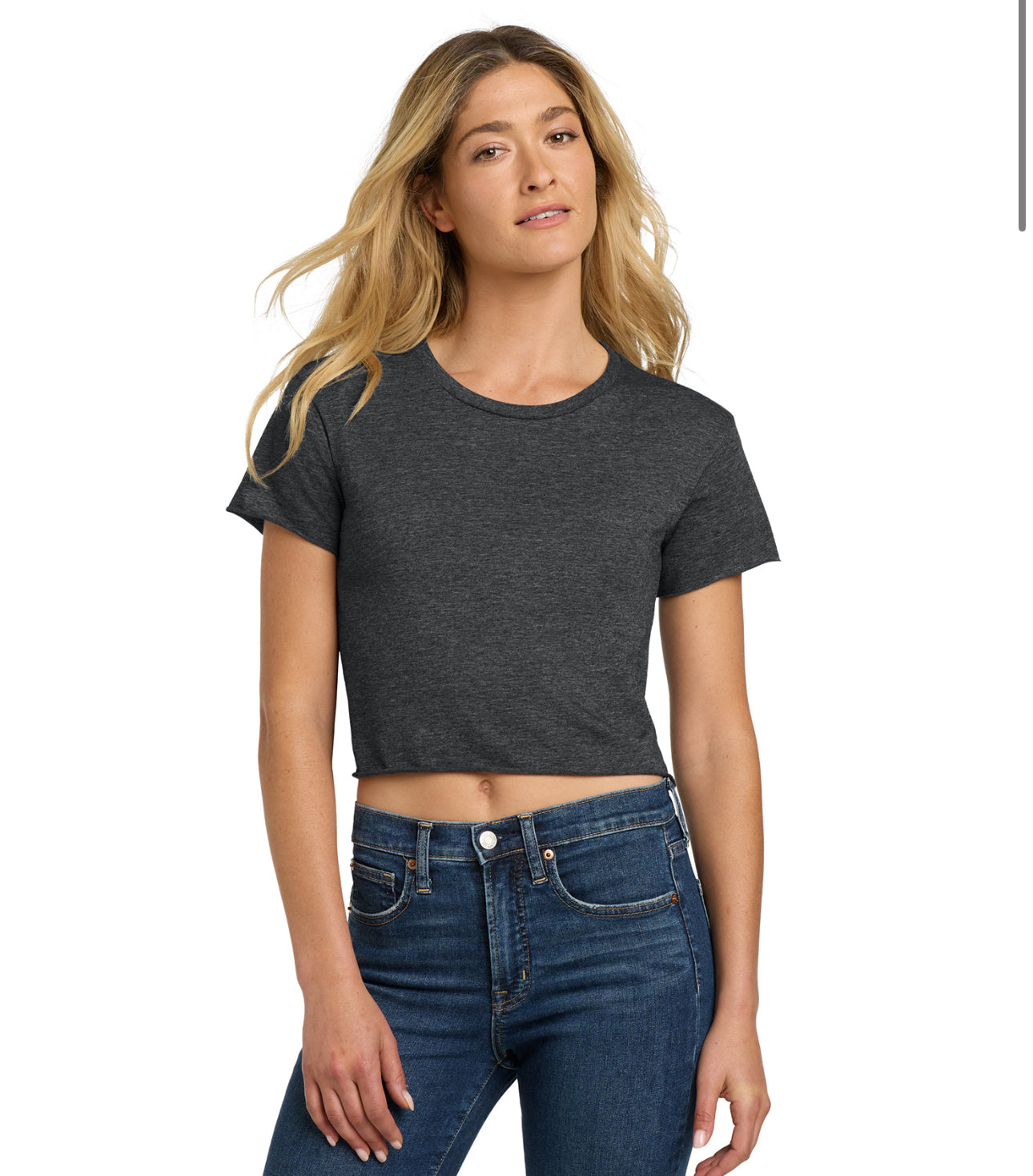 CROP Tee Nevada Rhinestone logo Front