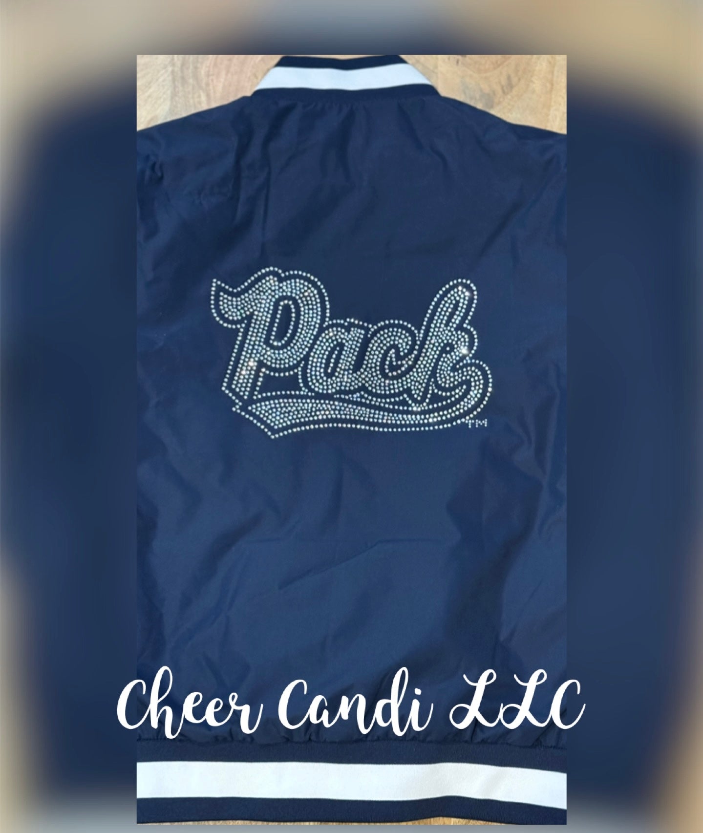 Rhinestone Varsity Jacket