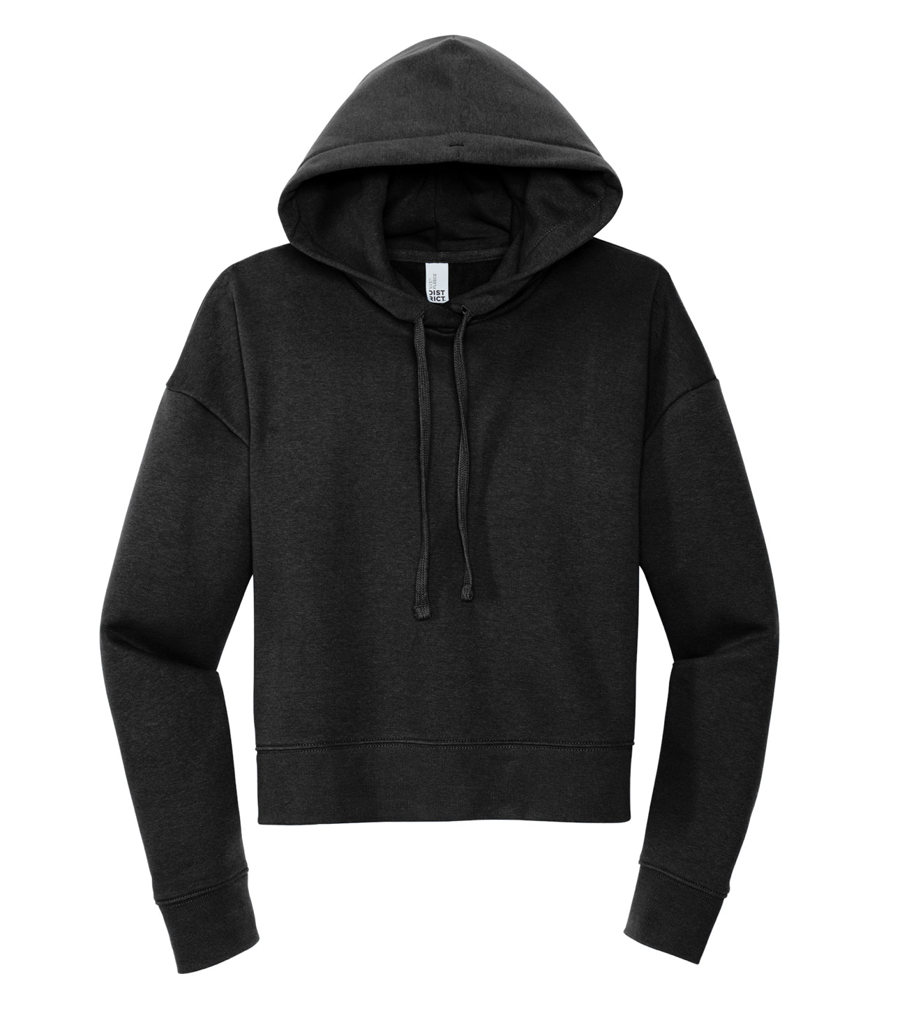 CROP Hoodie Rhinestone Logo front