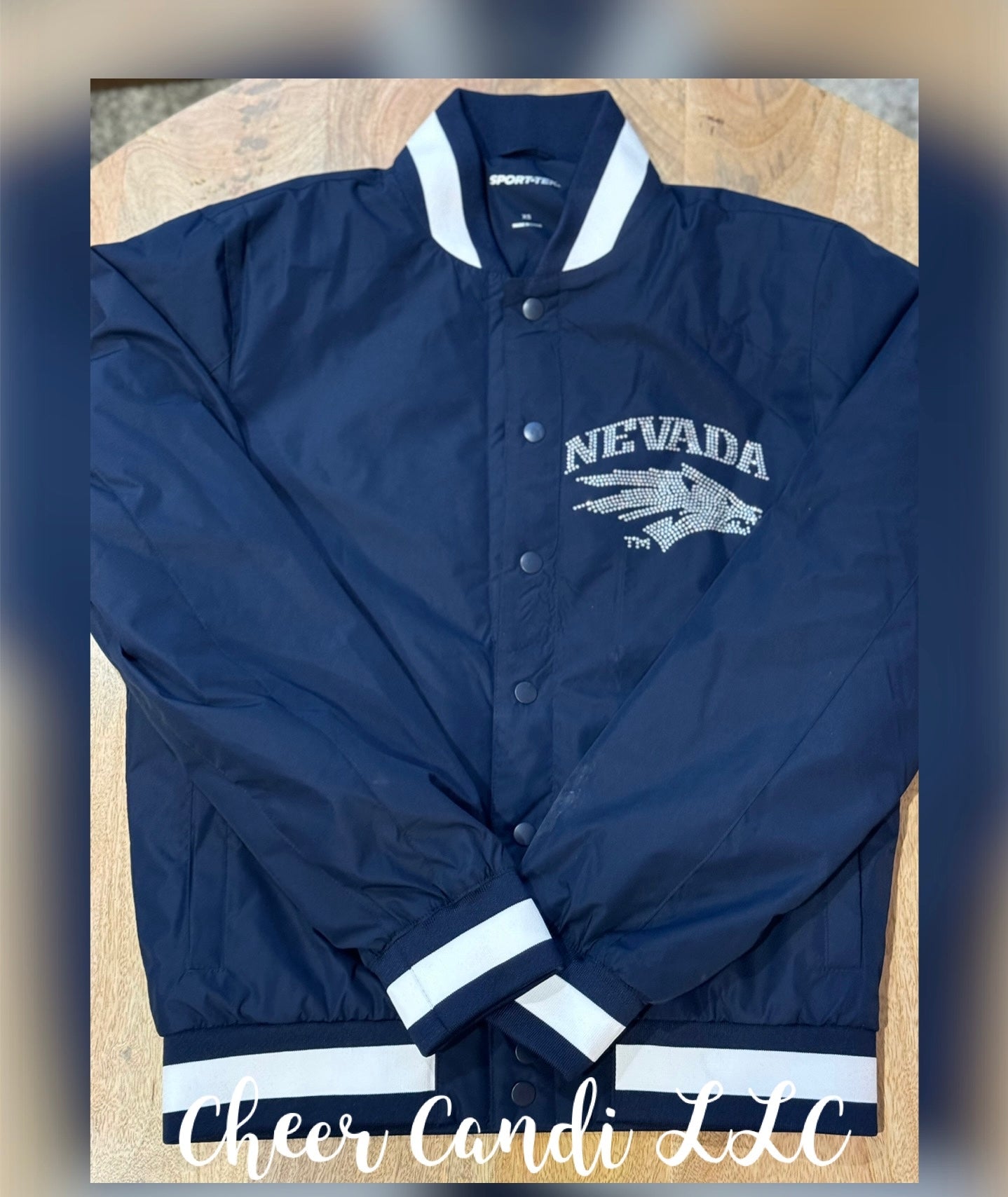Rhinestone Varsity Jacket