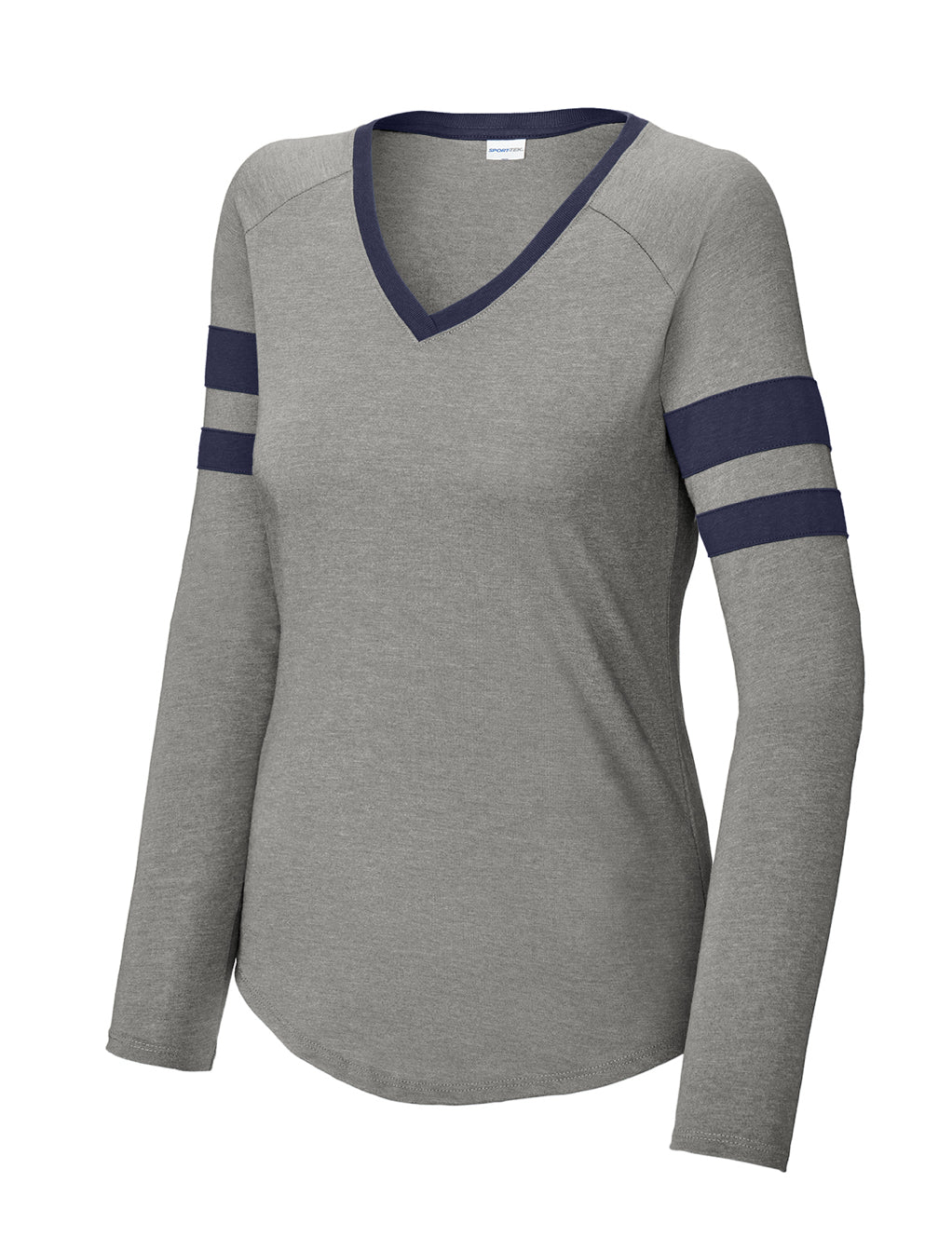 Long Sleeve TShirt Rhinestone Logo Front