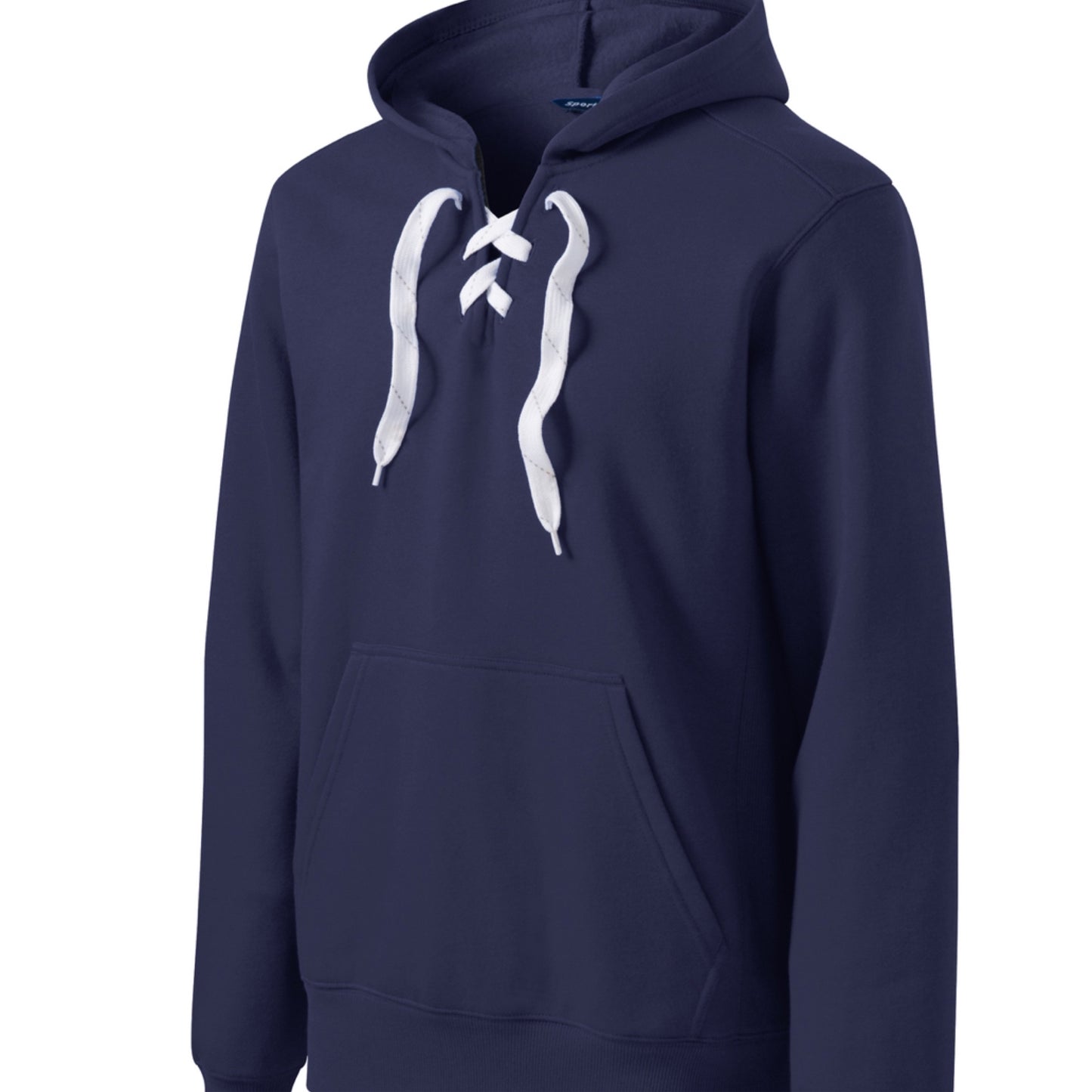 Rhinestone Lace Up Hoodie w Rhinestone Logos