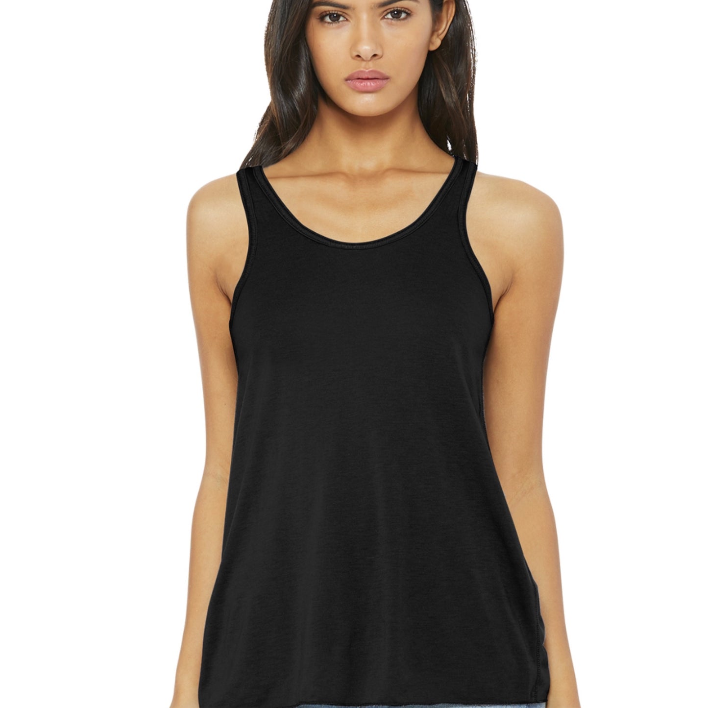 Flowy Tank Rhinestone Front